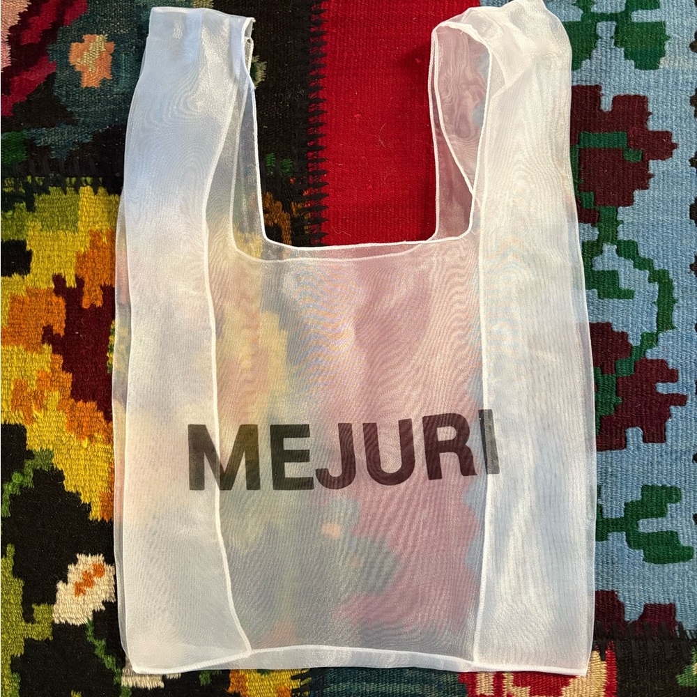 Gossamer Mejuri White Tote Bag